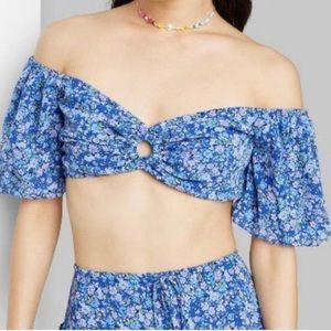Wild Fable Floral Crop Top